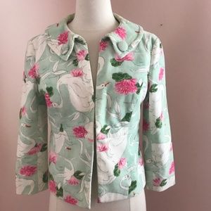 Odille Anthropologie Swan jacket